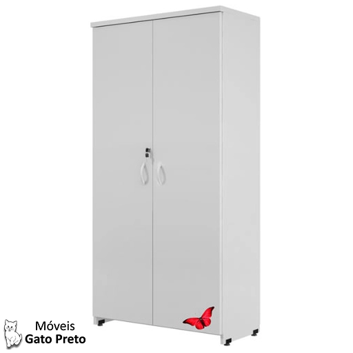 Armário alto com portas estruturadas
