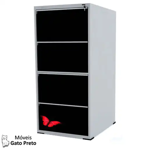 Arquivo de aço para documentos