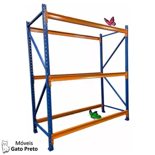 Mini porta-palete para cargas de baixo peso