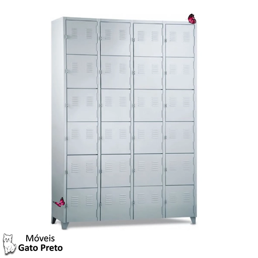 Roupeiro de aço 24 portas