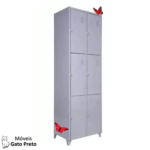 roupeiro metálico para vestiário industrial